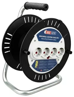 cumpără Prelungitor electric Horoz 72422 cu tambur, 30m, 4 prize, 3x2.5mm2, 16A (310.130.101) în Chișinău 