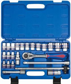 cumpără Set de unelte de mână King Tony ST4028MR набор 1/2" торцевых головок 12 гран. 10-32", принадлежностей, 24 пр. în Chișinău 