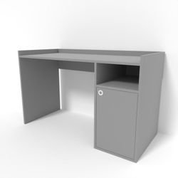 купить Офисный стол Smartex (10929) Tab Classic 130cm Grafit в Кишинёве 