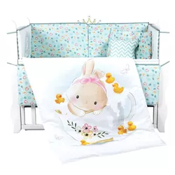 купить Детское постельное белье PernaMea Set lenjerie 8 piese Baby+ Little Bunny (PM.100262/14) в Кишинёве 