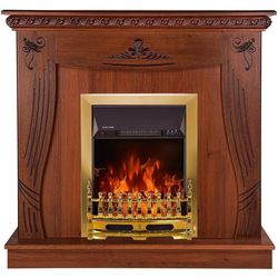 купить Камин электрический ArtFlame Napoli & Galileo Gold, 1035x1100x300 mm, Nuc inchis в Кишинёве 