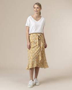 Юбка CO'COUTURE Желтый с принтом 74202 cocouture