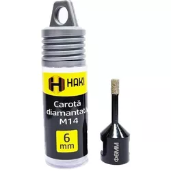 купить Набор головок, бит, насадок Haki 4655 коронка алмазная M14 Ø6мм в Кишинёве 