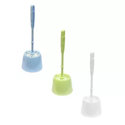 купить Ёршик для унитаза Idea М5013 Set WC din plastic alb, albastru, verde в Кишинёве 