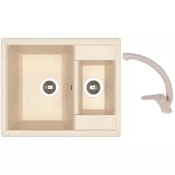 купить Мойка кухонная со смесителем Dr.Gans Astra 620K + SanDonna F 1069 bej в Кишинёве 