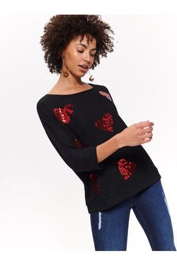 Трикотаж TOP SECRET Чёрный/ Красный SBL0689CA