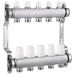 cumpără Set distribuitor Hydro S Colector complet din Inox, 3 căi 1"x3/4" (0711681) în Chișinău 