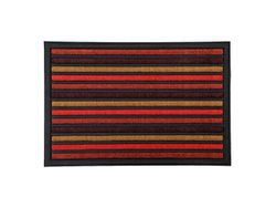 Covoras pentru antreu 40X60cm Luance "Benzi", nailon/cauciuc, orange