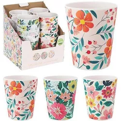 купить Стакан Excellent Houseware 50747 Spring Flower D8x10cm, пластик в Кишинёве 