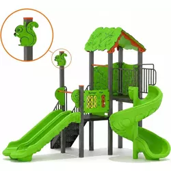 купить Детская площадка PlayPark 1272 Complex de joacă Spring YN-102 в Кишинёве 