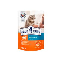 Club 4 Paws Premium ягненок в соусе 100 gr