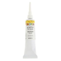 Contur Acril pentru textil Galben 18 ml