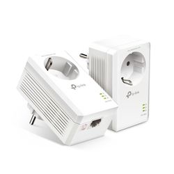 cumpără Punct de acces Wi-Fi TP-Link TL-PA7017P, AV1000 Powerline Adapter with AC Passthrough în Chișinău 