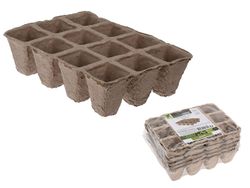 Set 6 tavi pentru rasada cu 12 celule, 16X12X5cm