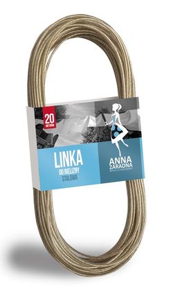 Веревка бельевая металлизированная 20м Anna Zaradna