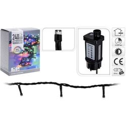 cumpără Ghirlandă Promstore 39752 Огни новогодние Нить 240LED разноцв, 18m, таймер, регулир în Chișinău 