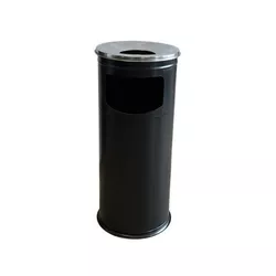 купить Урна для мусора Hydro S Tip 2 19x60 + scrumieră, neagră 0430048 в Кишинёве 