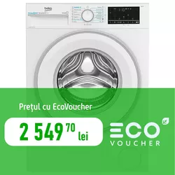купить Стиральная машина с фронтальной загрузкой Beko B3WFU49215WWES в Кишинёве 
