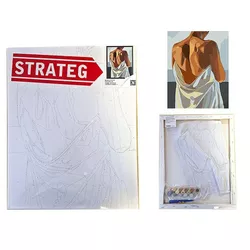 купить Картина по номерам Strateg 57250 40x50cm Dupa baie в Кишинёве 