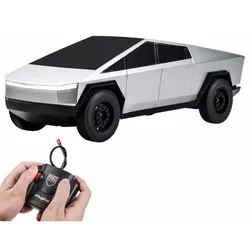 купить Радиоуправляемая игрушка miscellaneous AiJH 2.4G RC Car Tesla Cybertruck 1:14, Silver в Кишинёве 