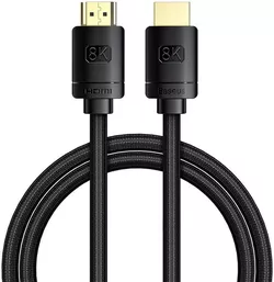 cumpără Cablu pentru AV Baseus CAKGQ-K01 HDMI to HDMI, V1.4, High Speed, 8K@60Hz 2M, High Definition Series, Black în Chișinău 