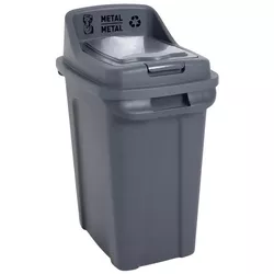 cumpără Coș de gunoi Hydro S reciclare cu capac, pentru metal, 70 L 0430540 în Chișinău 