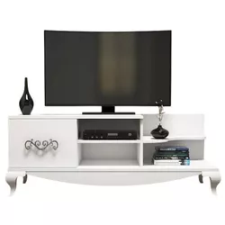 купить Тумба напольная для TV Trendy Sultan, Alb 130x50x45cm в Кишинёве 