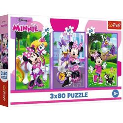 купить Головоломка Trefl 34889 Puzzles 3x80 Minnie and friends, Disney Minnie в Кишинёве 