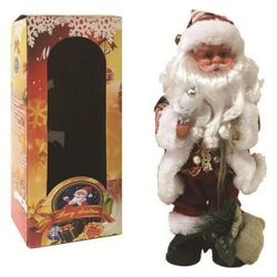 купить Новогодний декор Promstore 01880 Дед Мороз музыкальный с фонарем в Кишинёве 
