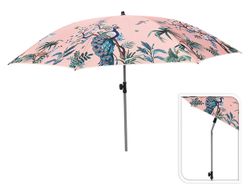 Umbrela de soare D200cm "Paun", 8 spite, cu suport articulat reglabi