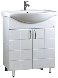 купить Шкаф под умывальник Mashtab 11603 Domino cu 2 usi 50cm Alb в Кишинёве 