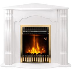 купить Камин электрический ArtFlame Clasic de colt white & Gala gold в Кишинёве 