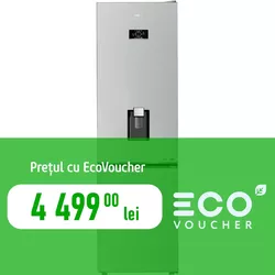 купить Холодильник с нижней морозильной камерой Beko B5RCNA405HDM в Кишинёве 