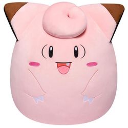 купить Мягкая игрушка Squishmallows SQPK204A Pokemon Plush Clefairy, 50cm в Кишинёве 