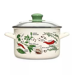 купить Кастрюля Promstore 54173 Condimente 16cm, 2L, capac din sticla в Кишинёве 