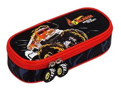 купить Школьный пенал St.RIGHT 52825 Penar 20.5x9.5x5cm, Bambino Hot Wheels 5Alarm, textil в Кишинёве 