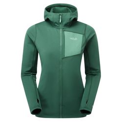 cumpără Îmbrăcăminte sport Rab Jacheta dame Superflux Hoody Green Slate 12 (QFG-14-GNS-12) în Chișinău 
