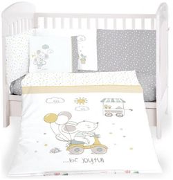 cumpără Lenjerie de pat pentru copii Kikka Boo 41101060073 Set lenjerie patut 140x70 cm Joyful Mice, 6 piese în Chișinău 