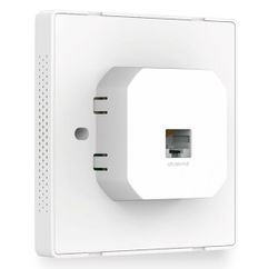 Wi-Fi N Access Point TP-LINK "EAP115-Wall", 300Mbps, Omada Centralized Management, PoE, Wall-Plate