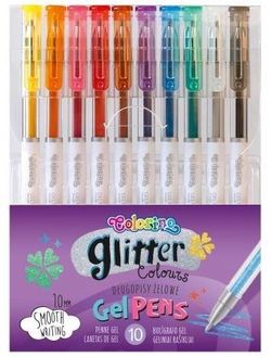 Набор ручек с блёстками Colorino 10 шт.