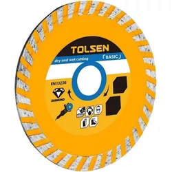 купить Диск отрезной Tolsen Алмазный диск 230x22,2 мм Turbo (76767) в Кишинёве 