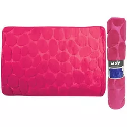 купить Коврик для ванной MSV 40608 50X80cm розовый в Кишинёве 