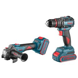 cumpără Set de scule electrice Ronix RS-8673 Набор шуруповерт+УШМ 20V 2x2.0Ah în Chișinău 