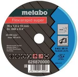 купить Набор головок, бит, насадок Metabo 626870000 Disc pentru polizor unghiular S76*1,0*10 в Кишинёве 