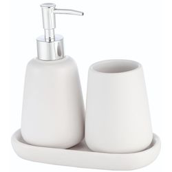 cumpără Set pentru baie Bisk 08231 Set baie din Ceramica MILO, alb în Chișinău 