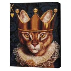 cumpără Tablou pe numere BrushMe DBS1216FC Mozaic cu diamante 40x50сm (fără cutie) Regele inimilor, Lucia Heffernan în Chișinău 