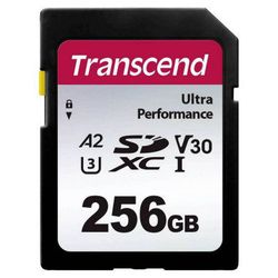 256GB SDXC Card (Class 10)  UHS-I, U3, Transcend 340S  "TS256GSDC340S" (R/W:160/90MB/s)