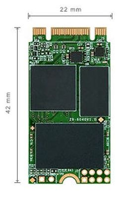 .M.2 SATA SSD  120GB Transcend "TS120GMTS420S" [42mm, R/W:560/500MB/s, 65K/85K IOPS, SM2258, 3D TLC]