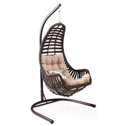 купить Садовая мебель Hydro S Кресло-качалка Hola Datca, коричневое в Кишинёве 