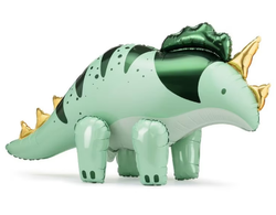 Зеленый трицератопс динозавр